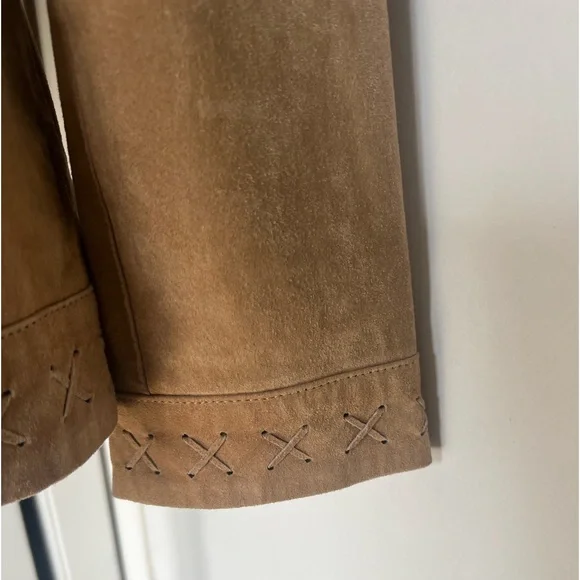 Ameri Mode Genuine Leather Jacket Women’s Small Tan SuedeWestern BohoStyle5559 - Picture 14 of 14